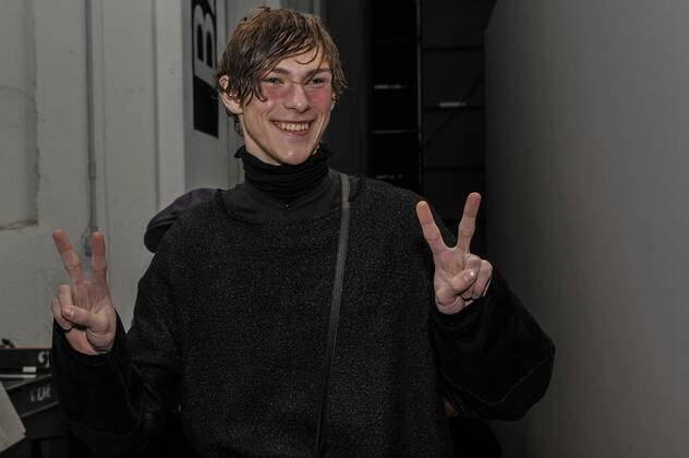 Italy:Miaoran backstage at Milan Fashion week Models are seen on backstage of Miaoran show during Milan Men s Fashion Week Fall Winter.  GaetanoxPiazzolla