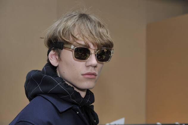 Italy:Wood Wood backstage at Milan Fashion week A model is seen on backstage of Wood Wood show during Milan Men s Fashion Week Fall Winter 2017 18  GaetanoxPiazzolla
