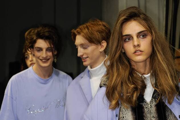 Mailand Fashion Week - Malibu1992 Modenschau Backstage Italy: Malibu 1992 backstage at Milan Fashion week Malibu 1992 backstage at Milan, man s fashion week  GaetanoxxPiazzolla
