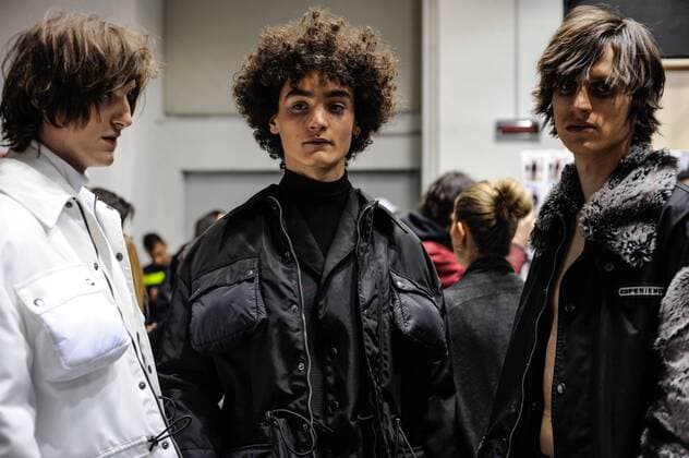 Mailand Fashion Week - Malibu1992 Modenschau Backstage Italy: Malibu 1992 backstage at Milan Fashion week Malibu 1992 backstage at Milan, man s fashion week  GaetanoxxPiazzolla
