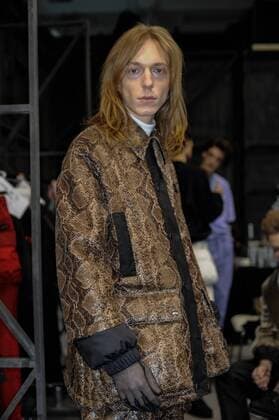 Mailand Fashion Week - Malibu1992 Modenschau Backstage Italy: Malibu 1992 backstage at Milan Fashion week Malibu 1992 backstage at Milan, man s fashion week  GaetanoxxPiazzolla