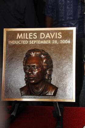 Sept. 29, 2006 - Hollywood, California, U.S. - Miles Davis Bust during the induction ceremony for Miles Davis into Hollywood s Rockwalk, on September 28, 2006, in Los Angeles.. - 2006.K50061MG - ZUMAmg2_ 20060929_gaf_mg2_030
