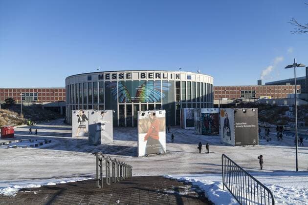 Blick auf die Messe Berlin zur Fashion Week am 17.01.2017 in Berlin Blick auf die Messe Berlin zur Fashion Week am 17.01.2017 in Berlin