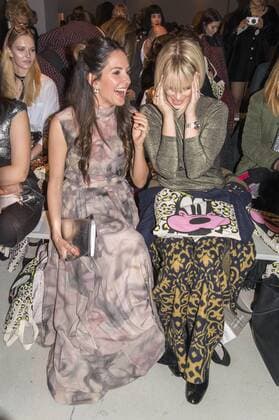 Johanna Klum und Monica Ivancan bei der Lena Hoschek Fashion Show auf der Mercedes-Benz Fashion Week Berlin Autumn Winter 2017. Berlin, 17.01.2017 Foto:xK.xWernerx xFuturexImage