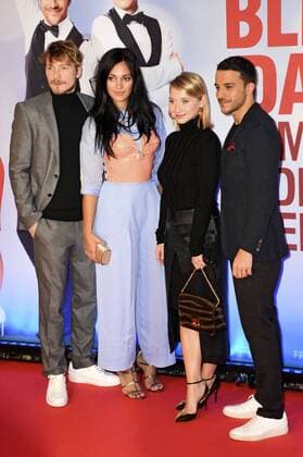 Jacob Matschenz, Nilam Farooq, Anna Maria Mühe und Kostja Ullmann bei der Weltpremiere des Kinofilms Mein Blind Date mit dem Leben im Mathäser Filmpalast. München, 17.01.2017 Foto:xP.xSchönbergerx xFuturexImage