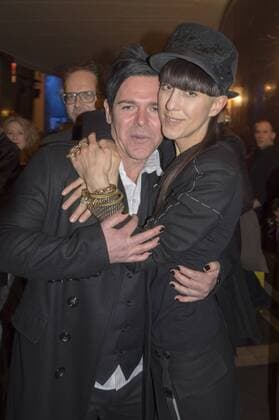 Richard Kruspe (Rammstein) und Esther Perbandt bei der Esther Perbandt Fashion Show auf der Mercedes-Benz Fashion Week Berlin Autumn Winter 2017. Berlin, 17.01.2017 Foto:xK.xWernerx xFuturexImage