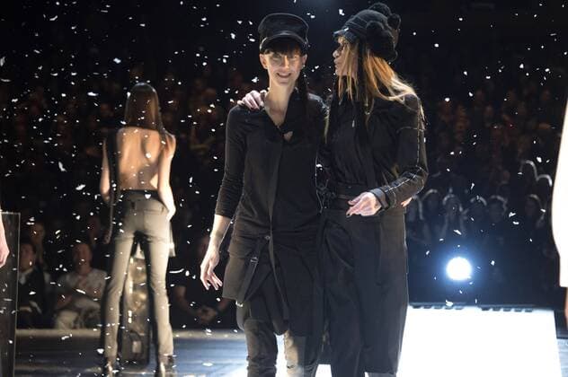 Esther Perbandt und Veruschka Gräfin von Lehndorff bei der Esther Perbandt Fashion Show auf der Mercedes-Benz Fashion Week Berlin Autumn Winter 2017. Berlin, 17.01.2017 Foto:xF.xKernx xFuturexImage
