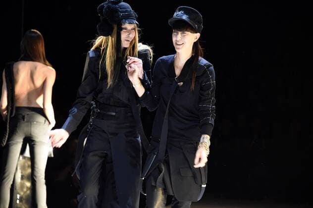 Veruschka Gräfin von Lehndorff und Esther Perbandt bei der Esther Perbandt Fashion Show auf der Mercedes-Benz Fashion Week Berlin Autumn Winter 2017. Berlin, 17.01.2017 Foto:xF.xKernx xFuturexImage