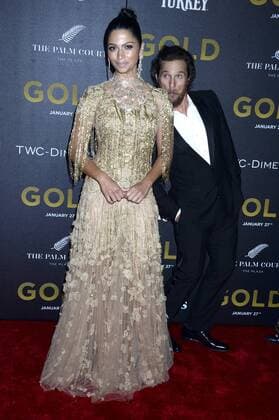 Matthew McConaughey mit Gattin Camila Alves bei der Weltpremiere des Kinofilms Gold im AMC Loews Lincoln Square 13 Theater. New York, 17.01.2017 Foto:xD.xVanxTinex xFuturexImage