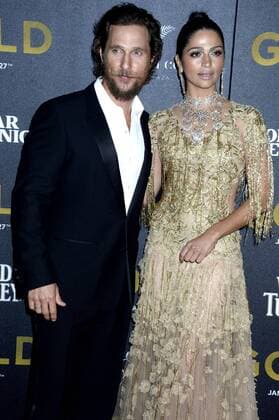 Matthew McConaughey mit Gattin Camila Alves bei der Weltpremiere des Kinofilms Gold im AMC Loews Lincoln Square 13 Theater. New York, 17.01.2017 Foto:xD.xVanxTinex xFuturexImage