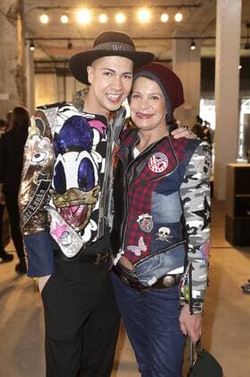 Maximilian Seitz und Barbara Engel bei der Rebekka Ruetz Fashion Show auf der Mercedes-Benz Fashion Week Berlin Autumn Winter 2017. Berlin, 18.01.2017 Foto:xS.xGabschx xFuturexImage