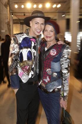 Maximilian Seitz und Barbara Engel bei der Rebekka Ruetz Fashion Show auf der Mercedes-Benz Fashion Week Berlin Autumn Winter 2017. Berlin, 18.01.2017 Foto:xS.xGabschx xFuturexImage