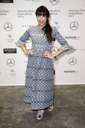 Alexandra Polzin bei der Rebekka Ruetz Fashion Show auf der Mercedes-Benz Fashion Week Berlin Autumn Winter 2017. Berlin, 18.01.2017 Foto:xS.xGabschx xFuturexImage