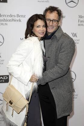 Gerit Kling mit Freund Wolfram Becker bei der Laurel Fashion Show auf der Mercedes-Benz Fashion Week Berlin Autumn Winter 2017. Berlin, 18.01.2017 Foto:xS.xGabschx xFuturexImage