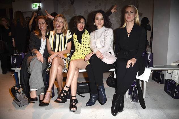 Alexandra Neldel, Ursula Karven, Viktoria Lauterbach, Stephanie Stumph und Judith Rakers bei der Laurel Modenschau am 18.01.2017 im Rahmen der Mercedes-Benz Fashion Week Herbst Winter 2017 in Berlin MBFW Fashionweek 2017 Januar in Berlin- Laurel Modenschau 