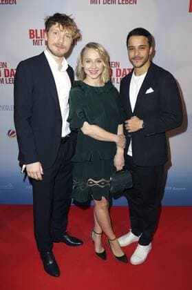 Jacob Matschenz, Anna Maria Mühe und Kostja Ullmann bei der Premiere des Kinofilms Mein Blind Date mit dem Leben im Kino in der Kulturbrauerei. Berlin, 18.01.2017 Foto:xS.xGabschx xFuturexImage