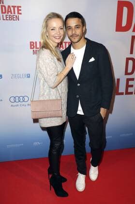 Kostja Ullmann mit Ehefrau Janin Ullmannbei der Premiere des Kinofilms Mein Blind Date mit dem Leben im Kino in der Kulturbrauerei. Berlin, 18.01.2017 Foto:xS.xGabschx xFuturexImage