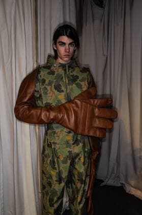 France:Beirendonck backstage at PFW Walter Van Beirendonck backstage at Paris man s fashion week.  GaetanoxPiazzolla