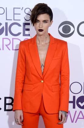 Actress Ruby Rose attends the 43rd annual People s Choice Awards at the Microsoft Theater in Los Angeles on January 18, 2017.  LAP20170118110 JIMxRUYMEN