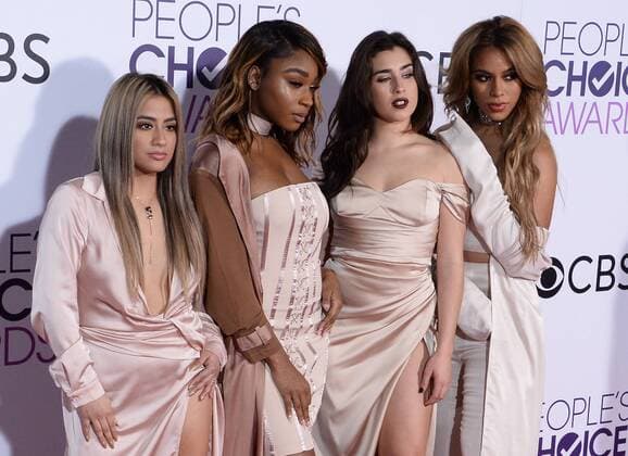 (L-R) Singers Ally Brooke, Normani Kordei, Lauren Jauregui and Dinah Jane of Fifth Harmony attend the 43rd annual People s Choice Awards at the Microsoft Theater in Los Angeles on January 18, 2017.  LAP20170118167 JIMxRUYMEN