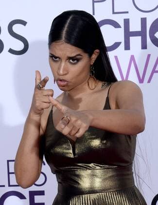 Internet personality Lilly Singh attends the 43rd annual People s Choice Awards at the Microsoft Theater in Los Angeles on January 18, 2017.  LAP20170118261 JIMxRUYMEN