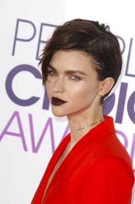 Ruby Rose PEOPLE S CHOICE AWARDS: ARRIVALS Los Angeles Patrick Rideaux PicturePerfect