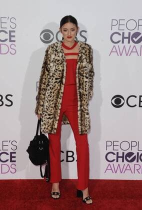 January 18, 2017 - Hollywood, California, U.S. - Caroline D Amore attends The 43rd People s Choice Awards - Arrivals held at the Microsoft Theater L.A. Live in Los Angeles, California on January 18, 2017. 2017 Hollywood U.S. - ZUMAl86_ 20170118_zaf_l86_043