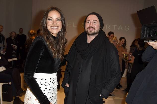 Janina Uhse und Marcel Ostertag bei der Marcel Ostertag Fashion Show auf der Mercedes-Benz Fashion Week Berlin Autumn Winter 2017. Berlin, 18.01.2017 Foto:xF.xKernx xFuturexImage
