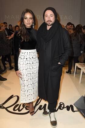 Janina Uhse und Marcel Ostertag bei der Marcel Ostertag Fashion Show auf der Mercedes-Benz Fashion Week Berlin Autumn Winter 2017. Berlin, 18.01.2017 Foto:xF.xKernx xFuturexImage