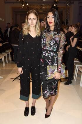 Elena Carriere und Anuthida Ploypetch bei der Marcel Ostertag Fashion Show auf der Mercedes-Benz Fashion Week Berlin Autumn Winter 2017. Berlin, 18.01.2017 Foto:xF.xKernx xFuturexImage