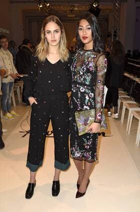 Elena Carriere und Anuthida Ploypetch bei der Marcel Ostertag Fashion Show auf der Mercedes-Benz Fashion Week Berlin Autumn Winter 2017. Berlin, 18.01.2017 Foto:xF.xKernx xFuturexImage