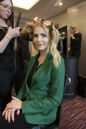 Tanja Bülter in der Beautysuite by PR Sugar auf der Mercedes-Benz Fashion Week Berlin Autumn Winter 2017. Berlin, 18.01.2017 Foto:xF.xKernx xFuturexImage