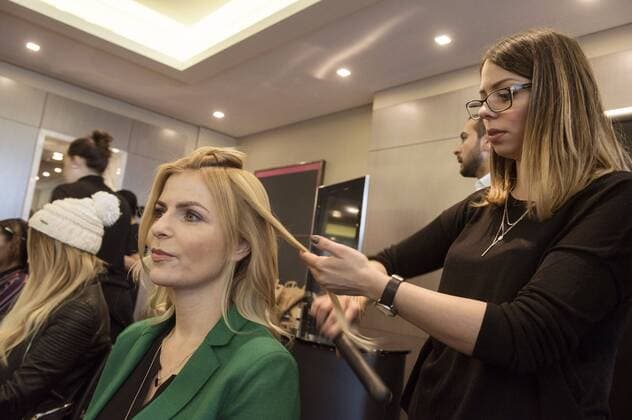 Tanja Bülter in der Beautysuite by PR Sugar auf der Mercedes-Benz Fashion Week Berlin Autumn Winter 2017. Berlin, 18.01.2017 Foto:xF.xKernx xFuturexImage