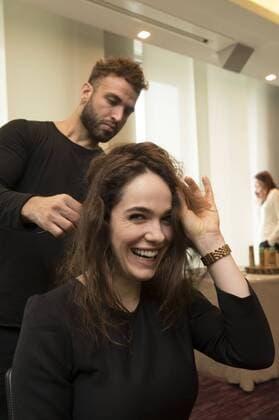 Verena Altenberger in der Beautysuite by PR Sugar auf der Mercedes-Benz Fashion Week Berlin Autumn Winter 2017. Berlin, 18.01.2017 Foto:xF.xKernx xFuturexImage