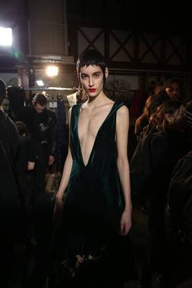 Paris Fashion Week - Haider Ackermann backstage - Fashion Week Mode - Haider Ackermann Collection - Paris - 18 01 2017 stephanechemin panoramic 