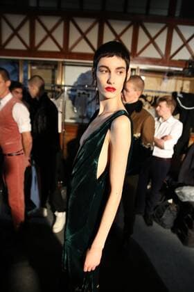 Paris Fashion Week - Haider Ackermann backstage - Fashion Week Mode - Haider Ackermann Collection - Paris - 18 01 2017 stephanechemin panoramic 