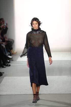 Germany: Steinrohner at the Mercedes-Benz Fashion Week Steinrohner showcases its latest Autumn Winter 2017 Collections in the Kaufhaus Jandorf in the Brunnenstrasse in Berlin-Mitte during the Mercedes-Benz Fashion Week Berlin Autumn Winter 2017 Collections. The photo shows models with the Steinrohner collection on the catwalk.  SimonexKuhlmey