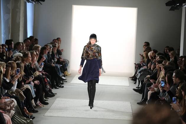 Germany: Steinrohner at the Mercedes-Benz Fashion Week Steinrohner showcases its latest Autumn Winter 2017 Collections in the Kaufhaus Jandorf in the Brunnenstrasse in Berlin-Mitte during the Mercedes-Benz Fashion Week Berlin Autumn Winter 2017 Collections. The photo shows models with the Steinrohner collection on the catwalk.  SimonexKuhlmey