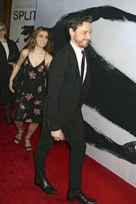 Haley Lu Richardson und James McAvoy bei der Premiere des Kinofilms Split im SVA Theater. New York, 18.01.2017 Foto:xD.xVanxTinex xFuturexImage