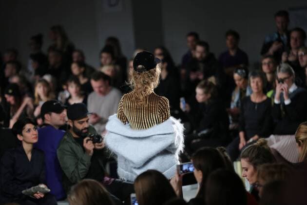 Germany: Steinrohner at the Mercedes-Benz Fashion Week Steinrohner showcases its latest Autumn Winter 2017 Collections in the Kaufhaus Jandorf in the Brunnenstrasse in Berlin-Mitte during the Mercedes-Benz Fashion Week Berlin Autumn Winter 2017 Collections. The photo shows models with the Steinrohner collection on the catwalk.  SimonexKuhlmey