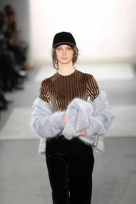 Germany: Steinrohner at the Mercedes-Benz Fashion Week Steinrohner showcases its latest Autumn Winter 2017 Collections in the Kaufhaus Jandorf in the Brunnenstrasse in Berlin-Mitte during the Mercedes-Benz Fashion Week Berlin Autumn Winter 2017 Collections. The photo shows models with the Steinrohner collection on the catwalk.  SimonexKuhlmey
