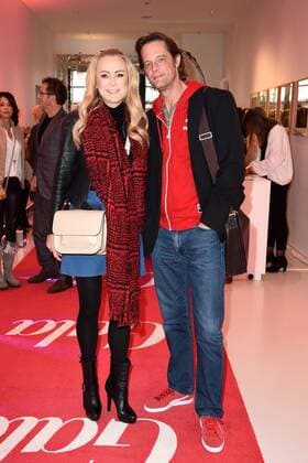 Jenny Elvers und Steffen von der Beeck beim Gala Fashion Brunch am 19.01.2017 im Rahmen der Mercedes-Benz Fashion Week Herbst Winter 2017 in Berlin MBFW Fashionweek 2017 Januar in Berlin- Gala Fashion Brunch 
