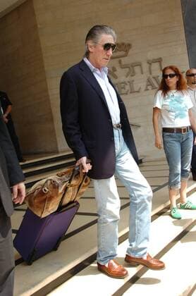 Jun 23, 2006; Tel aviv, ISRAEL; British rock star ROGER WATERS (founding member of Pink Floyd) touring Tel aviv in the mornnig after performming a rock concert near the mixed Arab and Jewish Israeli village of Newe Shalom. About 55,000 people came to see him givving one of the best concert there has ever been in Israel Mandatory  - ZUMAh77_ 20060623_rnn_h77_084