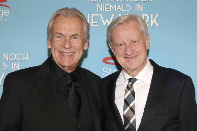 Pepe Lienhard und Freddy Burger bei der Premiere der Wiederaufnahme des Musicals Ich war noch niemals in New York im Stage Theater. Hamburg, 19.01.2017 Foto:xgbrcix xFuturexImage