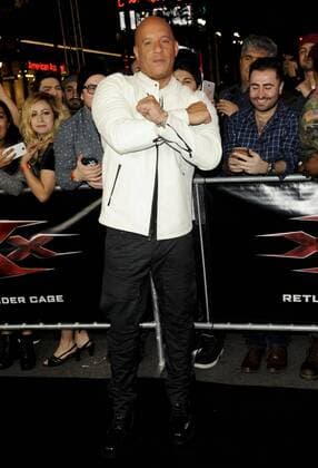 Vin Diesel XXX: RETURN OF XANDER CAGE FILM PREMIERE Hollywood Patrick Rideaux PicturePerfect