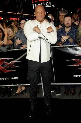 Vin Diesel XXX: RETURN OF XANDER CAGE FILM PREMIERE Hollywood Patrick Rideaux PicturePerfect