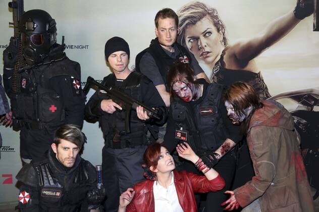 Resident Evil Fans bei der Premiere des Kinofilms Resident Evil 6: The Final Chapter im CineStar Sony Center. Berlin, 19.01.2017 Foto:xA.xBuggex xFuturexImage