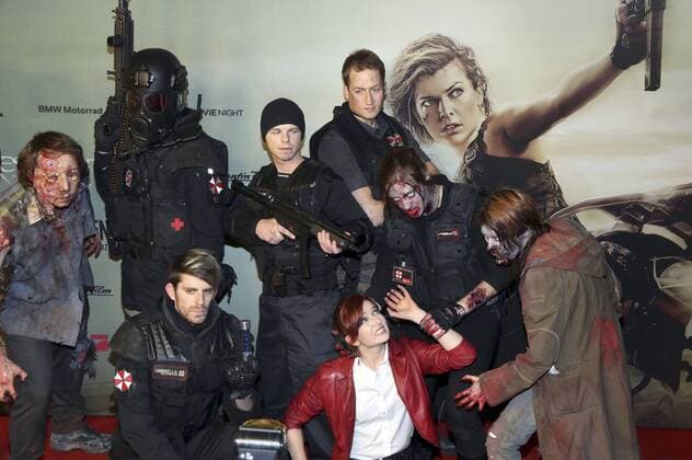 Resident Evil Fans bei der Premiere des Kinofilms Resident Evil 6: The Final Chapter im CineStar Sony Center. Berlin, 19.01.2017 Foto:xA.xBuggex xFuturexImage