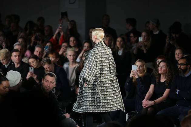 I VR Isabel Vollrath at the Fashion Week Berlin I VR Isabel Vollrath showcases its latest Autumn Winter 2017 Collections in the Kaufhaus Jandorf in the Brunnenstrasse in Berlin-Mitte during the Mercedes-Benz Fashion Week Berlin Autumn Winter 2017 Collections. The photo shows models with the I VR Isabel Vollrath collection on the catwalk.  SimonexKuhlmey