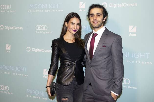 Sila Sahin mit Begleitung bei der Filmpremiere des Kinofilms Moonlight im Filmtheater am Friedrichshain. Berlin, 17.01.2017 Foto:xC.xBehringx xFuturexImage